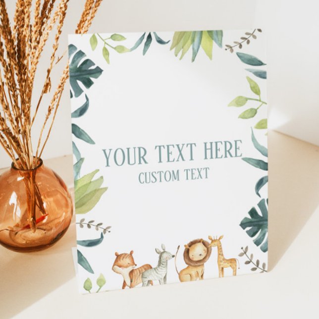 Expositor En L Personalizado de animales del zoológico de Safari  (Subido por el creador)