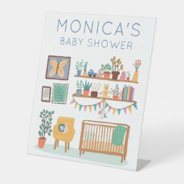 Expositor En L Personalizado de BABY SHOWER Cute Nursery