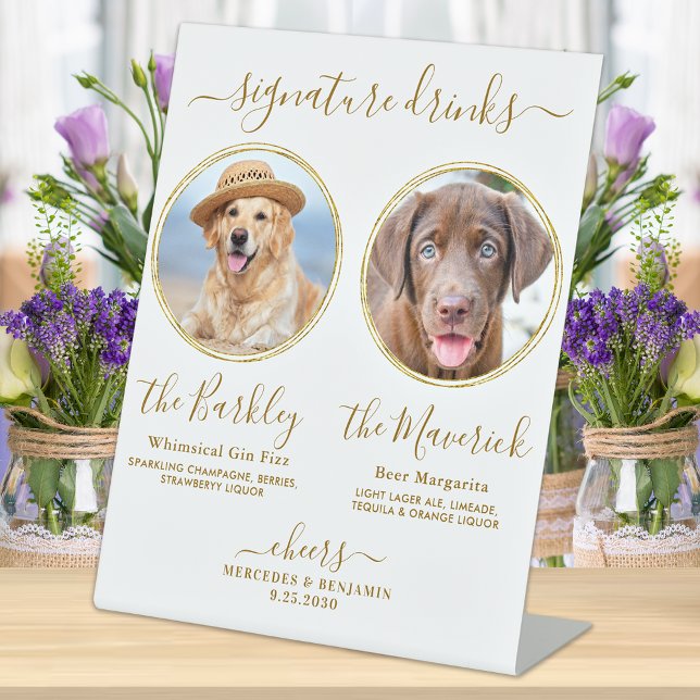 Expositor En L Personalizado de bebidas de firma Mascota de fotog (Subido por el creador)