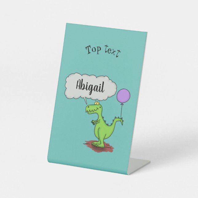 Expositor En L Personalizado de dragón divertido y suave que resp (Anverso)