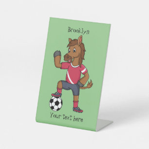 Expositor En L Personalizado de fútbol divertido y divertido