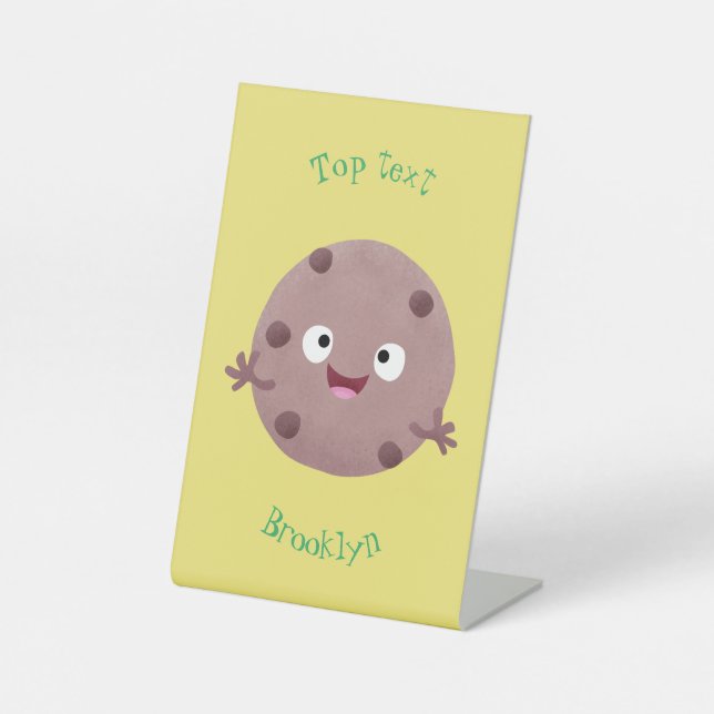 Expositor En L Personalizado de galleta de chocolate inteligente (Anverso)