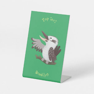 Expositor En L Personalizado de kookaburra gracioso