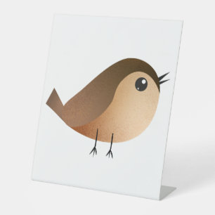 Expositor En L Personalizado de pájaro de Sparrow