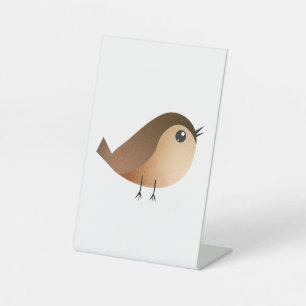 Expositor En L Personalizado de pájaro de Sparrow