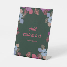 Expositor En L Personalizado de plantillas florales