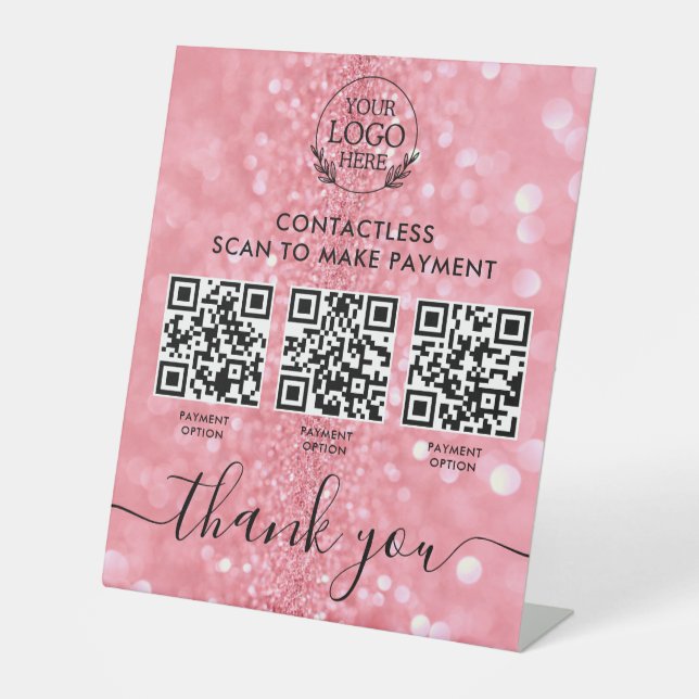 Expositor En L Personalizado de Rótulo Peatonal con pago de códig (Anverso)