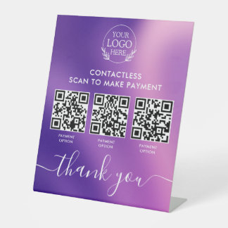 Expositor En L Personalizado de Rótulo Peatonal con pago de códig