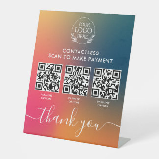 Expositor En L Personalizado de Rótulo Peatonal con pago de códig