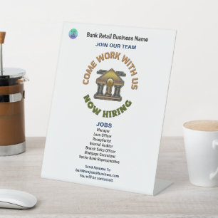 Expositor En L Personalizado del logotipo comercial de contrataci