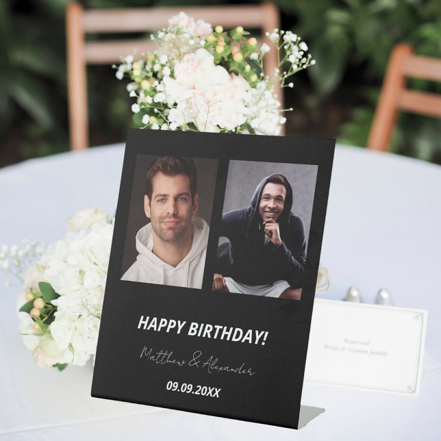 Expositor En L Personalizado foto de cumpleaños de amigos blancos (Subido por el creador)
