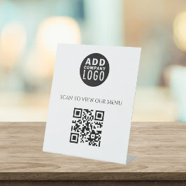 Expositor En L Personalizado logotipo comercial Código QR Promoci