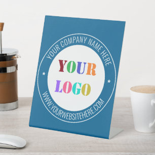 Expositor En L Personalizado Marca de la empresa Textos Rótulo Pe