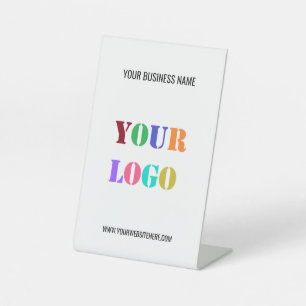 Expositor En L Personalizado Marca de la empresa Textos Rótulo Pe