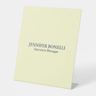 Expositor En L Personalizado minimalista añade tu nombre color cr