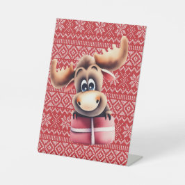 Expositor En L Personalizado Moose con regalo de Navidades