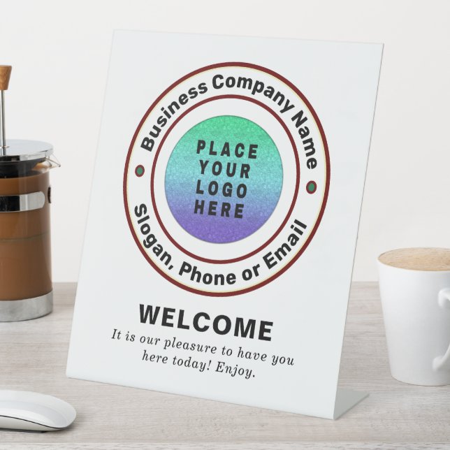 Expositor En L Personalizado profesional de la empresa de logotip (In Situ)