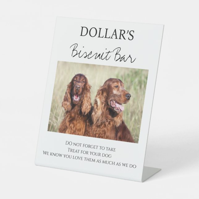 Expositor En L Personalizado también lo hacemos mascota boda bar  (Anverso)