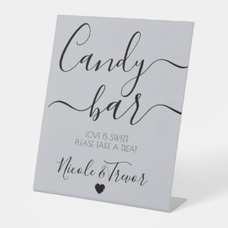 Expositor En L PERSONALIZAR - Barra de dulces de boda con caligra