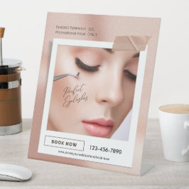 Expositor En L Personalizar extensión de pestañas estética elegan