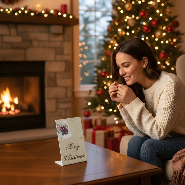 Expositor En L “Personalized Family Christmas Photo Stand” (Subido por el creador)