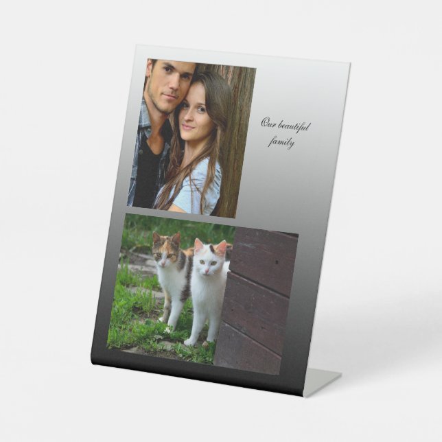 Expositor En L Personalized family photo, (Anverso)