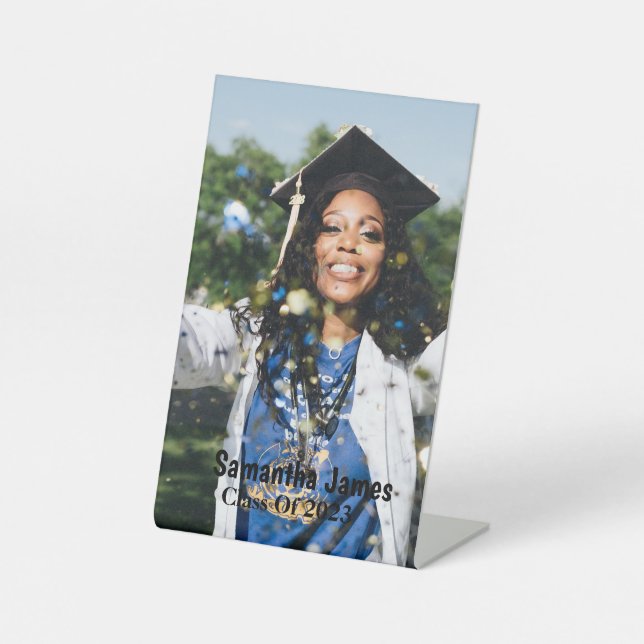 Expositor En L Personalized Graduation Photo and Name (Anverso)