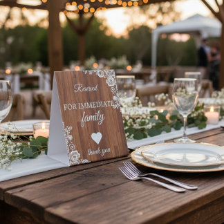 Expositor En L Personalized Wedding Tabletop Signs – Custom Décor