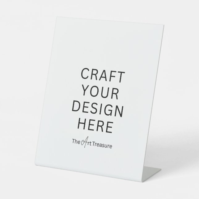 Expositor En L Personalized with Your Design, Logo, Message  (Anverso)