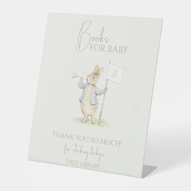 Expositor En L Peter the Rabbit: Algunos libros de conejo para Ró (Anverso)