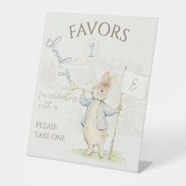 Expositor En L Peter the Rabbit Bunny Primer cumpleaños favorece 