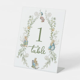 Expositor En L Peter the Rabbit Wildflower Table Number