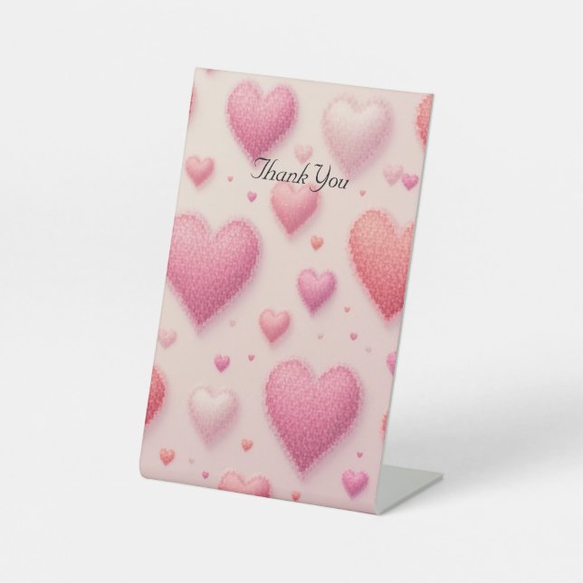 Expositor En L Pickets de la mesa de invitaciones de la fiesta de (Anverso)