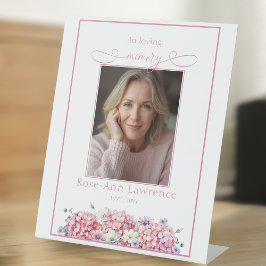 Expositor En L Pink Hydrangea In Loving Memory Tribute Remebrance