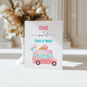 Expositor En L Pink Ice Cream Truck Treat