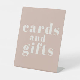 Expositor En L Pink Sandstone Typography Baby Shower Cards Gifts