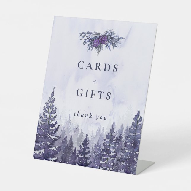 Expositor En L Pino Pino Púrpura, Tarjetas Y Regalos (Anverso)