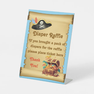 Expositor En L Pirate Diaper Raffle