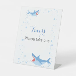 Expositor En L Piscina de verano Baby Shower Shark Float Favor