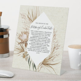 EXPOSITOR EN L PITTSBURGH COOKIE TABLE RÓTULO BODA