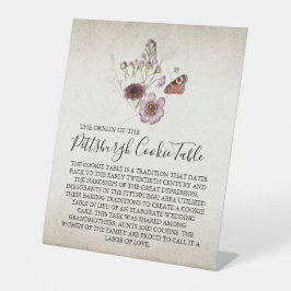 EXPOSITOR EN L PITTSBURGH COOKIE TABLE RÓTULO BODA