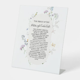 EXPOSITOR EN L PITTSBURGH COOKIE TABLE RÓTULO BODA