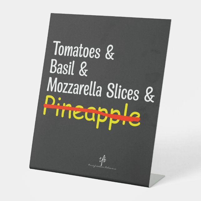 Expositor En L Pizza Margherita W/O Piña (Anverso)