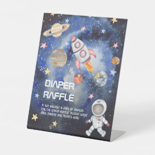 Expositor En L Planetas de cohete espacial Baby Shower Diaper Raf