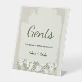 Expositor En L Plantilla de tarjeta de Rótulos de bodas de vintag