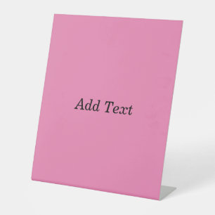 Expositor En L Plantilla de texto personalizable rosa