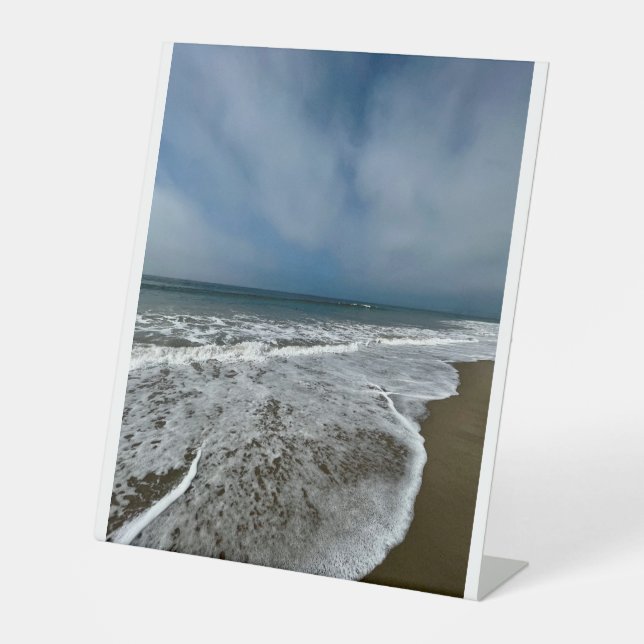 Expositor En L Playa Santa Mónica en otoño. (Anverso)