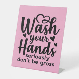 Expositor En L Please Wash Your Hands – Bathroom Reminder