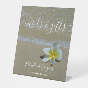 Expositor En L Plumeria Frangipani En Tarjetas Y Regalos De Bodas
