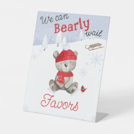 Expositor En L Podemos esperar antes Baby Shower